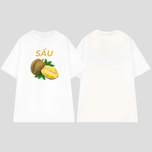 Áo Phông Unisex Vải Cotton In Chữ Cao Cấp