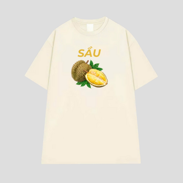 Áo Phông Unisex Vải Cotton In Chữ Cao Cấp Thoáng Mát Form Rộng Nam Nữ TẾUTEE - Hình ảnh 5