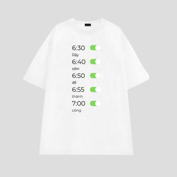 Áo Phông Unisex Vải Cotton In Chữ Cao Cấp Thoáng Mát Form Rộng Nam Nữ TẾUTEE - Hình ảnh 2