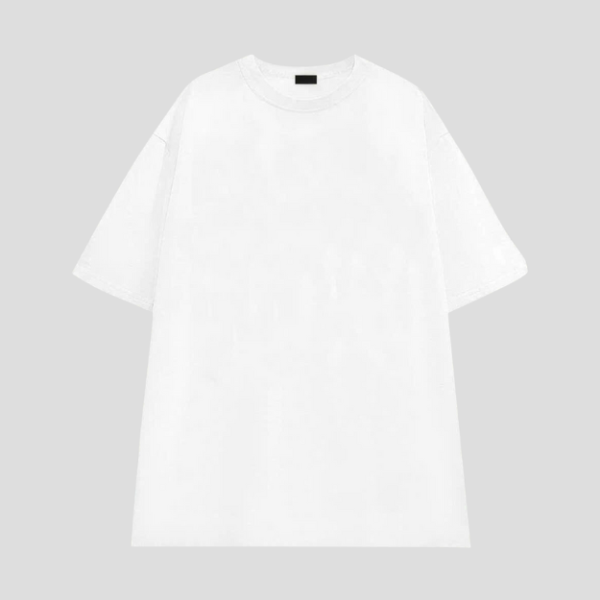 Áo Thun Unisex TẾUTEE Vải Cotton Thun Trơn Cao Cấp Thoáng Mát Form Rộng Nam Nữ - Hình ảnh 2