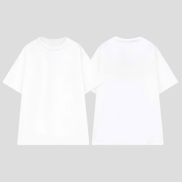 Áo Thun Unisex TẾUTEE Vải Cotton Thun Trơn Cao Cấp Thoáng Mát Form Rộng Nam Nữ - Hình ảnh 3